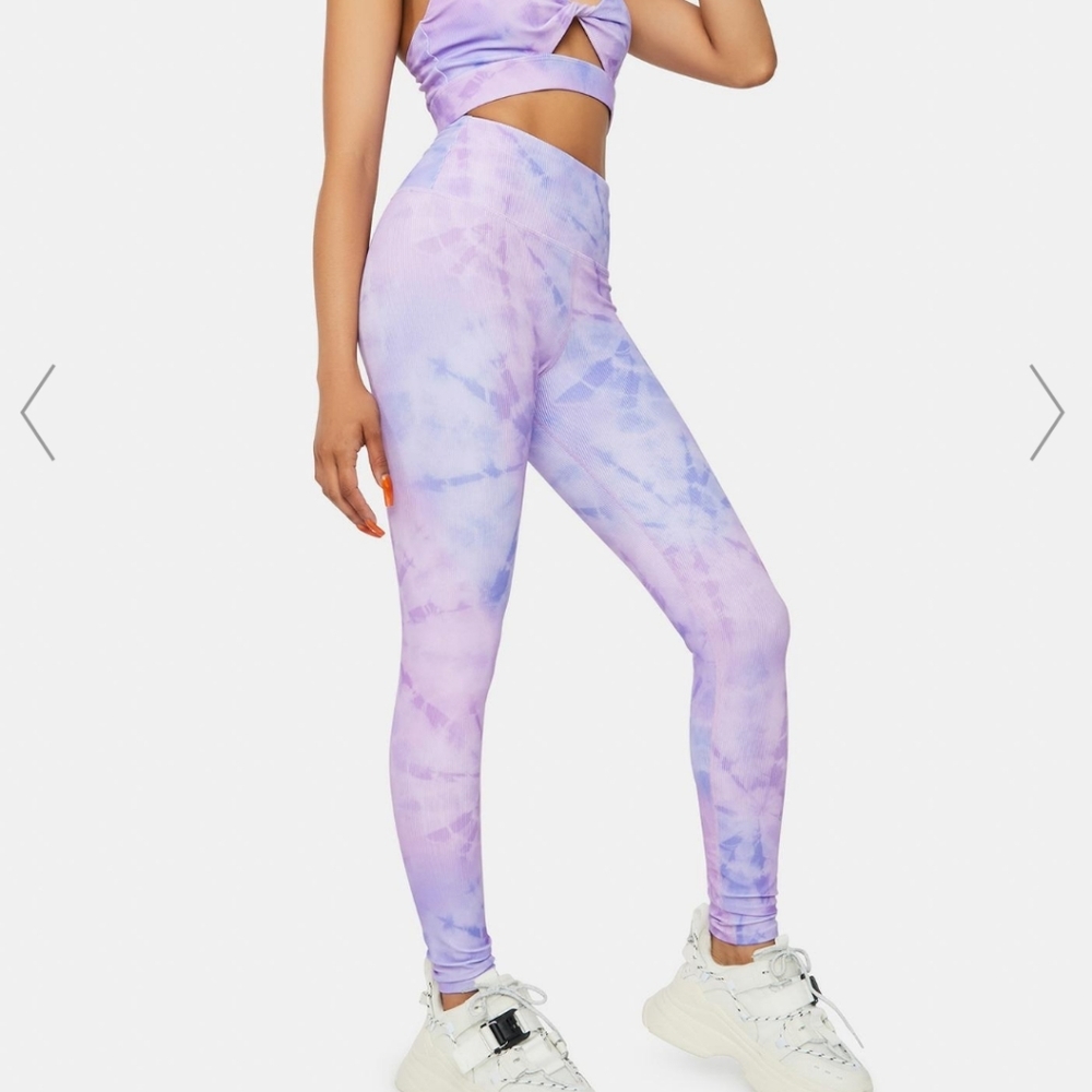Beach Riot Crystal Tie Dye Ayla Leggings NWOT - Picture 4 of 9